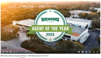 , Déménagement: L’agent Bekins de l’année 2022 est décerné à White Glove Moving, Storage &amp; Delivery